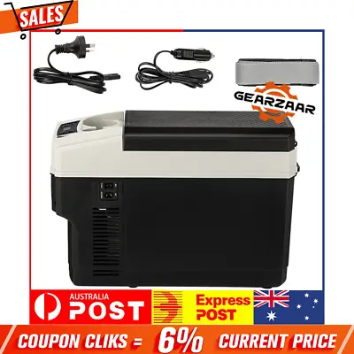 NEW 13L Centre Console Portable Camping Fridge Freezer 12 Or 24V Fits 15 Cans AU • $139.99