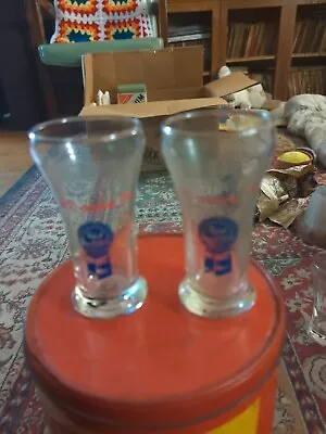 2 Vintage Pabst Blue Ribbon Beer Glasses  • $4.99