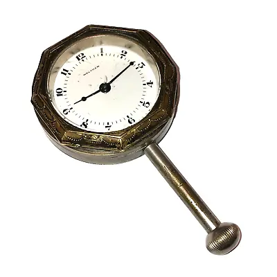 Antique Waltham 8 Day Car Automobile Clock Pocket Watch Working • $100