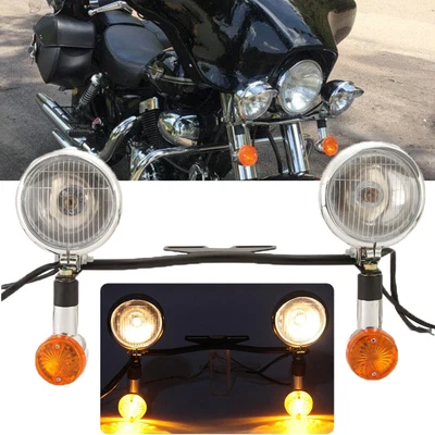 $67.75 • Buy Passing Light Bar Spot Turn Signals For Yamaha V Star XVS 250 650 950 1100 1300
