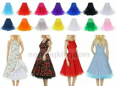 £9.40 • Buy Retro Underskirt/50s Swing Vintage Petticoat/Rockabilly*Tutu/Fancy Net Skirt 26 