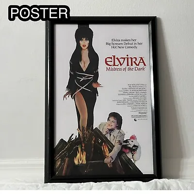 Elvira Mistress Of The Dark Poster • $15