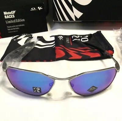 NEW OAKLEY SAVITAR LIMITED ED SUNGLASSES Italian MotoGP Prizm Sapphire Polarized • $879.99