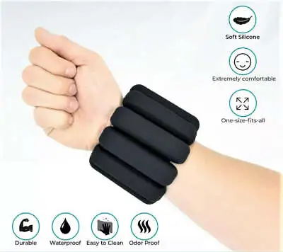 2 Pack Ankle And Wrist Weights BLACK • $17.99