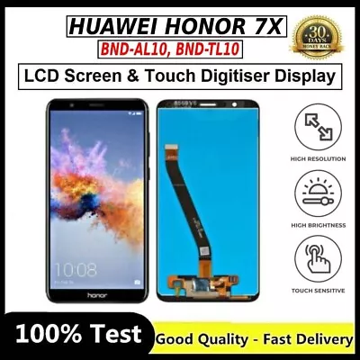 For Huawei Honor 7X Replacement LCD Touch Screen Display Digitizer Assembly • £12.83