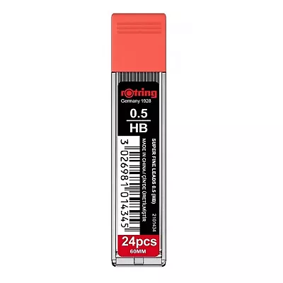 HB LEADS 0.5mm X 24 Refills For Mechanical Pencil - Suitable For Parker • £2.95