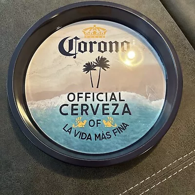 Corona Beer Metal Tray NEW Serving  Official Cerveza  Man Cave Bar  • $11.80