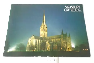 Salisbury Cathedral  At Night   Postcard  (eu31 • £1.20