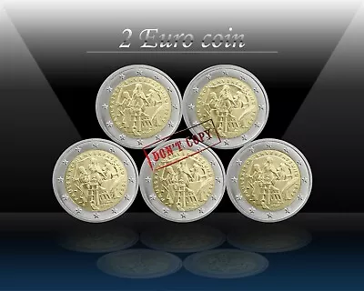 GERMANY 5 X 2 EURO 2024 ADFGJ ( Paulskirche) 2 Euro Commemorative Coin * UNC • $15.99