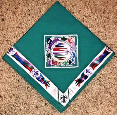 £25.69 • Buy Adventure Guides STAFF IST Teal Necker 2019 24th Scout Jamboree Neckerchief MINT