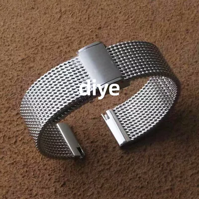 New 18mm-22mm Premium Milanese Mesh Bracelet Stainless Steel Watch Strap Band • $17.99