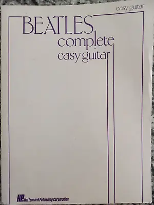 VTG BEATLES Complete Easy Guitar Songbook Hal Leonard Sheet Music / 155 Songs • $24.50