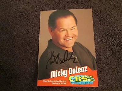 Micky Dolenz Autographed CBS-FM 101.1 Postcard 2005 THE MONKEES COLLECTIBLE • $51.99