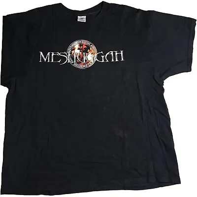 Vtg Meshuggah Deviant Swedish Audio Album Band T-shirt XXL Rock Metal Graphic • $149.97