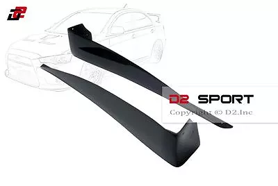 Carbon Fiber V Side Skirt Rear Spats Fits 08-09 Evolution X EVO 10 Non Aero Kits • $161.50