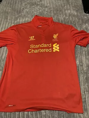 £25 • Buy Men's Warrior Liverpool 2012 -13 Home Short Sleeve Football Shirt Size XL In Red