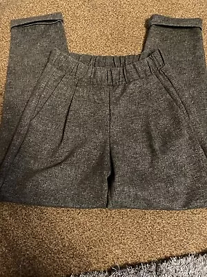 Marks And Spencer Size 8 Cropped Grey Trousers • £3.99