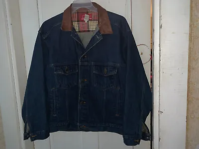 Jean Demim Jacket Coat Marlboro Country Store Trucker Men Chest=46 In XL • $29.99