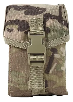 MultiCam MOLLE II 100 Round Saw Pouch - Rothco General Purpose Camo Ammo Pouches • $28.99