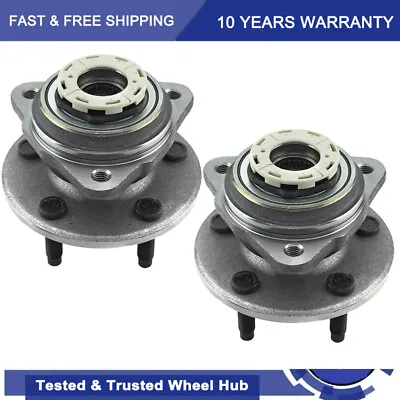 (2) Front Wheel Bearing Hub For 1998 1999 2000 Ford Ranger Mazda B3000 B4000 4x4 • $100.74