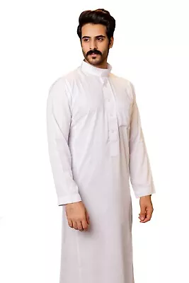 Thobe Jubba Dishdasha Thawb Thoub Muslim  Dress Abaya Daffah Kaftan Robe • $59.99