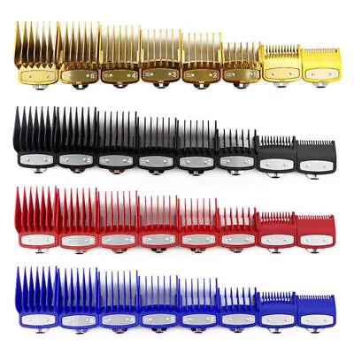 Assorted 8pcs/set Universal Hair Clipper Limit Comb Guide Attachment For WAHL • $17.19