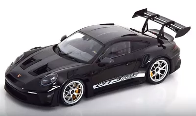 Porsche 911 992 GT3 RS Black 1/18 Scale Diecast Model Car By MiniChamps • $184.95