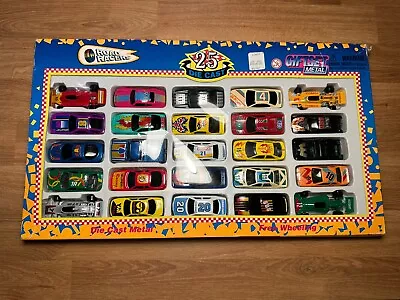 Vintage Road Racers Die Cast Collection Model Cars - Set Of 25 - S9218-25G • $45