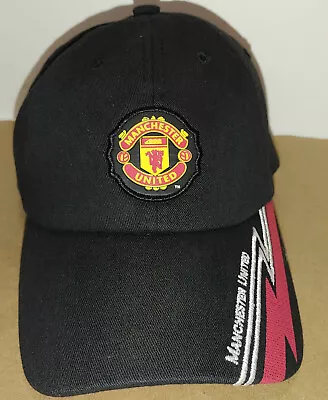 Manchester United FC Ball Cap Hat~Black~OFFICIAL~Adjustable Buckle • $12