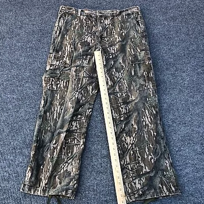 Vintage Mossy Oak Tree Stand Chamois Camo Cargo Pants Mens Large (38x30) • $89.99