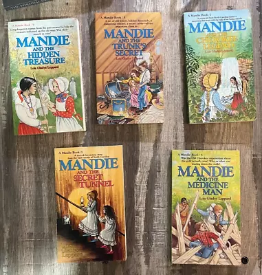 Mandie Books Lois Gladys Leppard Children Historical Mystery Series PB Lot Of 5 • $12.95