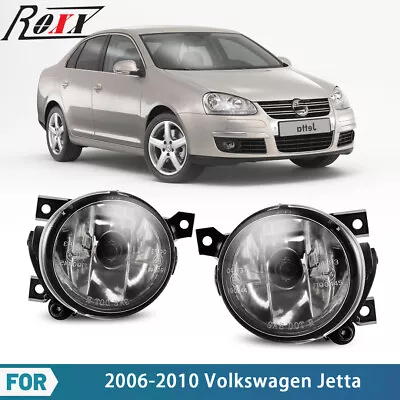 For 2006-2009 VW Volkswagen GTI 06-10 Jetta Fog Lights Front Bumper Lamps Pair • $37.99