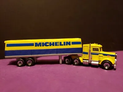 Matchbox Peterbilt Semi Truck Trailer Convoy CY5 Michelin Diecast Vintage  • $19.95