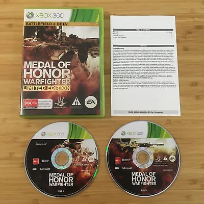 Medal Of Honor: Warfighter - Limited Edition | Xbox 360 Game | Australian Seller • $14.20