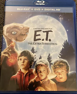 E.T. The Extra-Terrestrial (Blu-ray + DVD 1982) Like New - No Digital • $8.62