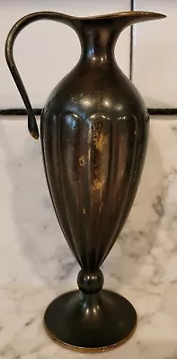 Vintage Pal-Bell Judaica Brass Oil Jug Made In Israel 6.75  Tall • $89.99