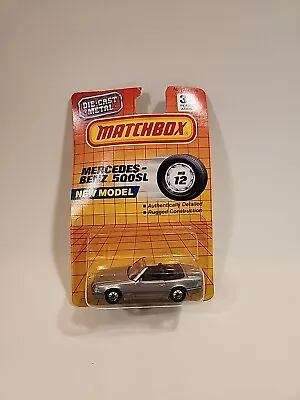 1992 Matchbox Mercedes Benz 500SL (MB 12) New In Package. New Model • $5.99