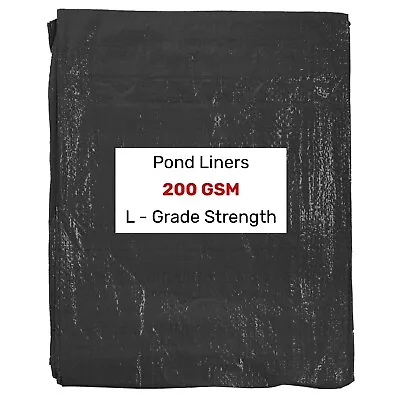 £6.99 • Buy 200 GSM Pond Liner Small 1m X 1m Metre Heavy Duty, Flexible, Garden Fish Pond