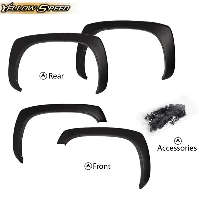 Fit For 99-07 Chevy Silverado GMC Sierra Factory Style Fender Flares 4Pcs • $52.46