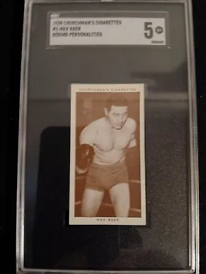 1938 Churchmans Cigarettes #3 Max Baer Sgc 5 (469) • $60