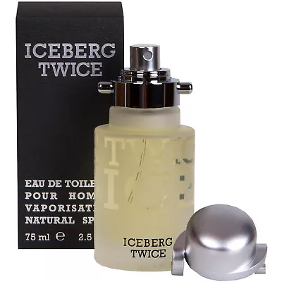 ICEBERG TWICE 75ml Eau De Toilette EdT Spray For Man - For Men - • £20.71