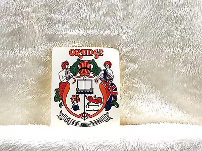 Orange Amplifiers Crest Sticker • $4.99