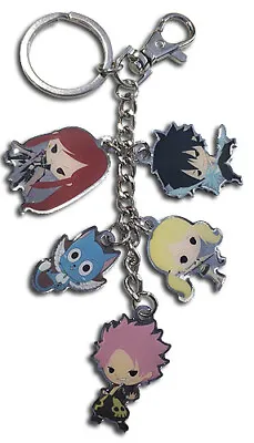 Fairy Tail S8 Characters Metal Keychain Anime Licensed NEW • £11.47