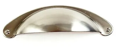 Cup Pulls Handle Kitchen/Bath Drawer Door Cabinet Hardware Brushed Nickel KPT • $4.22