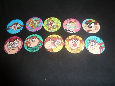 10 X TAZO Walkers Looney Tunes Pogs 21222324252627282930 • £2.75