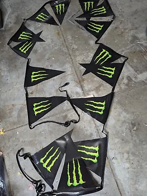 Monster Energy 19' BANNER PENNANT FLAGS Brand New  • $23.29