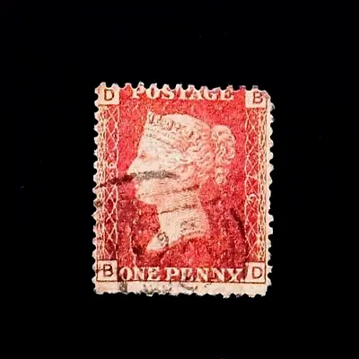 GREAT BRITAIN Stamp - 1879 Queen Victoria PENNY RED Alphabet 4 BD • $3.95