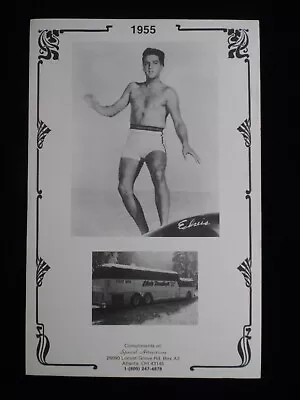 ELVIS PRESLEY 1955 POSTER Compliments Of Special Attractions  17  X 11  • $9.99