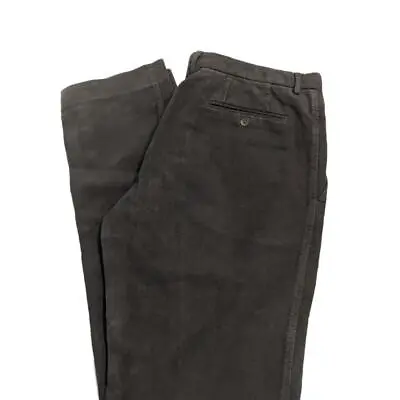 Dolce & Gabbana Moleskin Cotton Chocolate Brown Pants Sz 52 Italy NWT $395 • $199.97