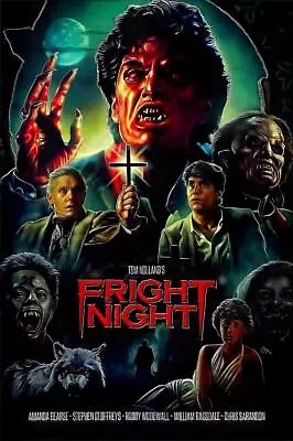 Fright Night Movie Poster Photo Art Print 8x10 11x17 16x20 22x28 24x36 27x40 • $9.99